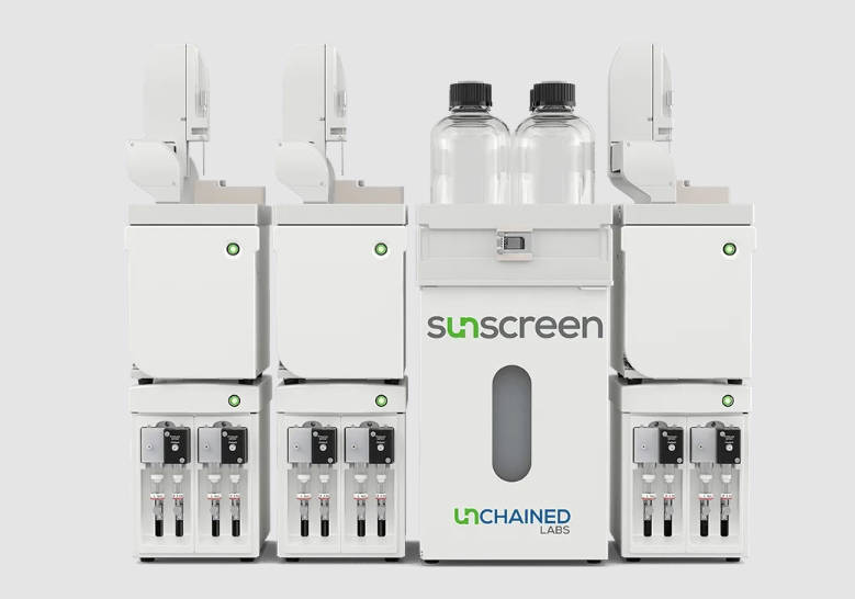 Unchained Labs Sunscreen LNP配方筛选器
